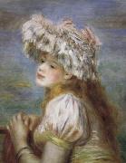 renoir, Young Girl in a Lace Hat